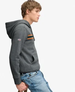 Outdoors Stripe Logo Hoodie