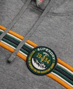 Outdoors Stripe Logo Hoodie