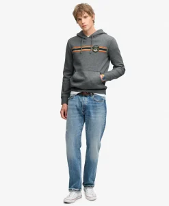 Outdoors Stripe Logo Hoodie