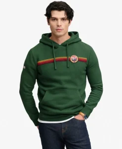 Outdoors Stripe Logo Hoodie