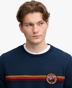 Outdoor Stripe Logo Relaxed Sweatshirt