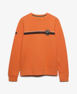 Outdoor Stripe Logo Relaxed Sweatshirt