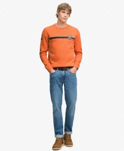 Outdoor Stripe Logo Relaxed Sweatshirt