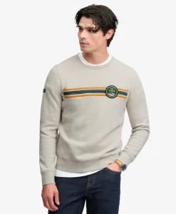 Outdoor Stripe Logo Relaxed Sweatshirt