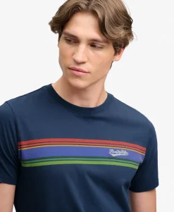 Outdoor Stripe Logo Relaxed T-Shirt