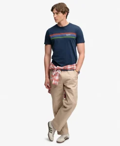 Outdoor Stripe Logo Relaxed T-Shirt