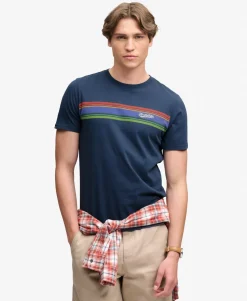 Outdoor Stripe Logo Relaxed T-Shirt