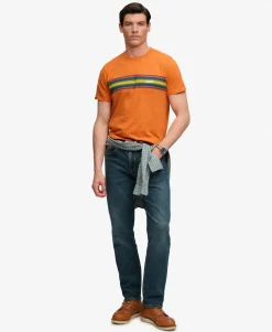 Outdoor Stripe Logo Relaxed T-shirt