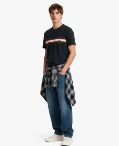 Outdoor Stripe Logo Relaxed T-shirt