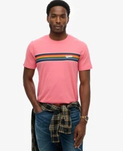 Outdoor Stripe Logo Relaxed T-Shirt