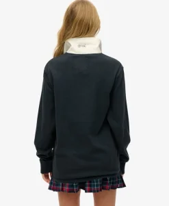 Oversized Athletic Rugby Top
