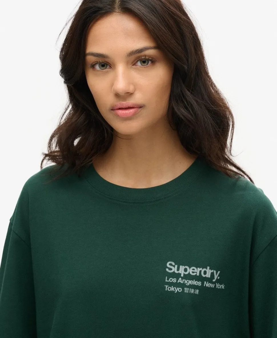Oversized Core Logo City T-Shirt