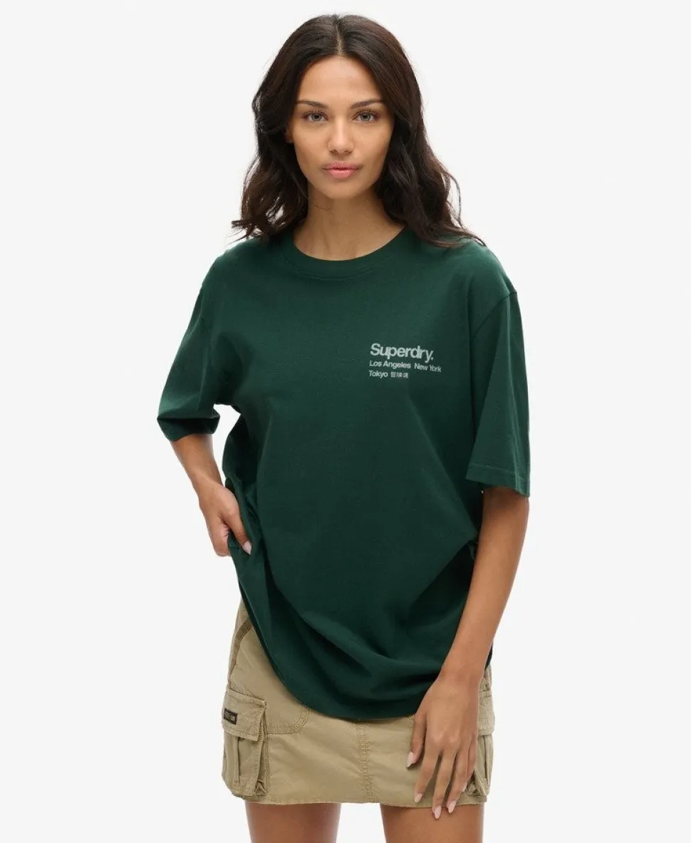 Oversized Core Logo City T-Shirt
