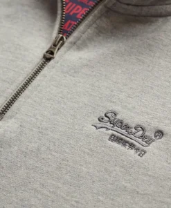 Oversized Essential Logo Half Zip Sweatshirt