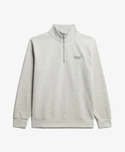 Oversized Essential Logo Half Zip Sweatshirt
