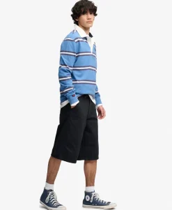 Oversized Five Pocket Twill Shorts