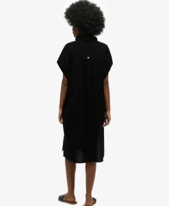Oversized Midi Shirt Dress