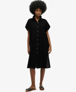 Oversized Midi Shirt Dress