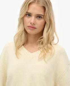 Oversized V Neck Jumper