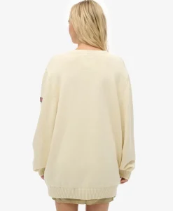 Oversized V Neck Jumper