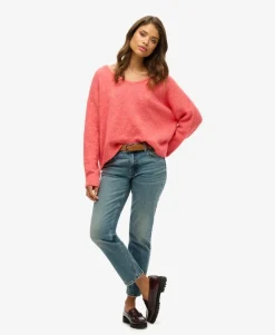 Oversized V Neck Jumper