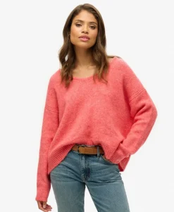 Oversized V Neck Jumper