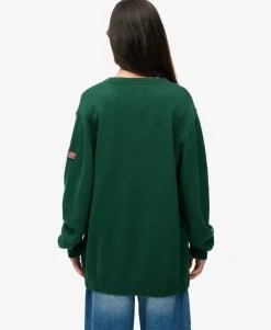 Oversized V Neck Jumper