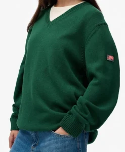 Oversized V Neck Jumper