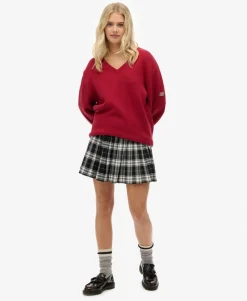 Oversized V Neck Jumper