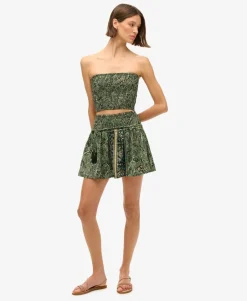 Paisley Print Mini Skirt