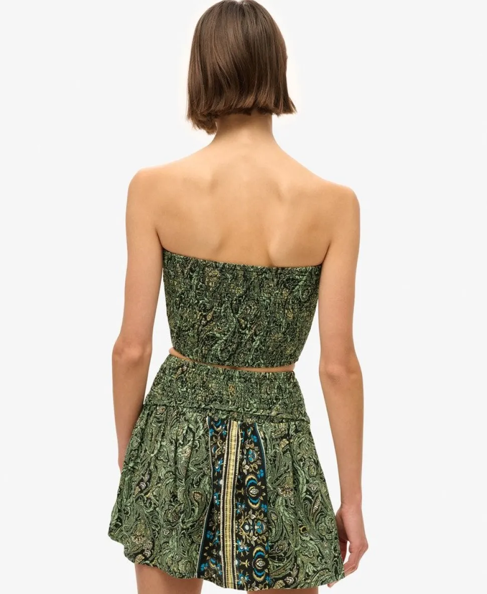 Paisley Print Mini Skirt