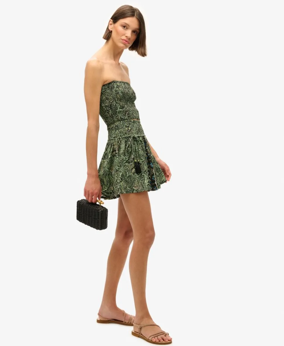 Paisley Print Mini Skirt