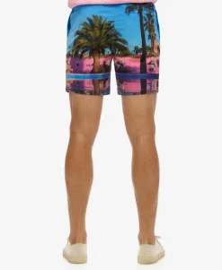 Photographic 17-inch Recycled Swim Shorts