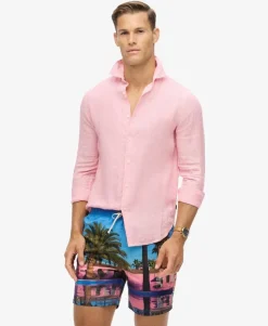 Photographic 17-inch Recycled Swim Shorts