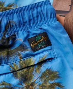 Photographic 17-inch Recycled Swim Shorts