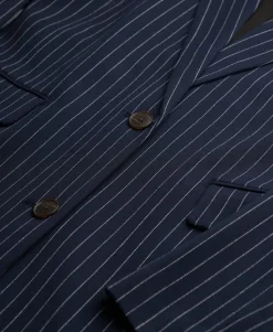 Pinstripe Boyfriend Blazer