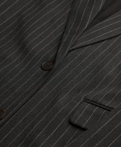 Pinstripe Boyfriend Blazer