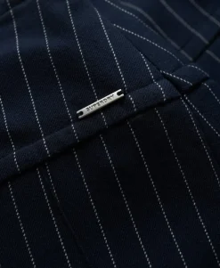 Pinstripe Pleat Mini Skirt