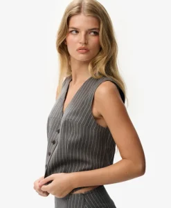 Pinstripe Waistcoat