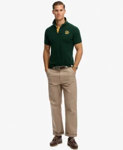 Pique Monogram Polo Shirt