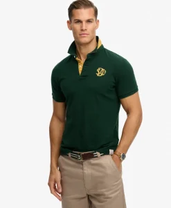 Pique Monogram Polo Shirt