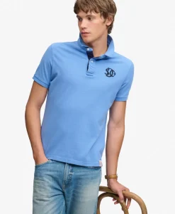 Pique Monogram Polo Shirt