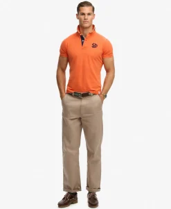 Pique Monogram Polo Shirt