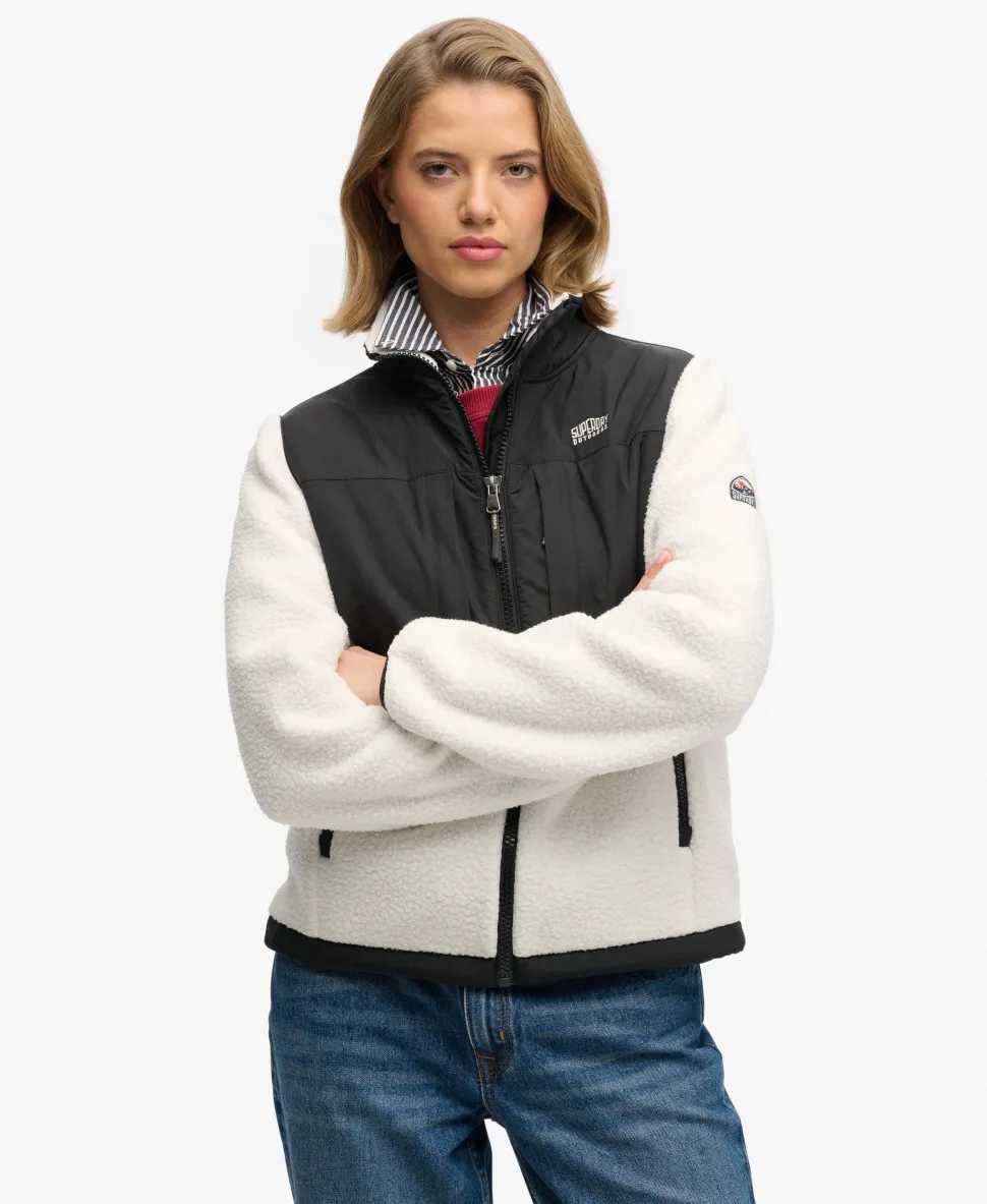 Polar Fleece Hybrid Trekker Jacket