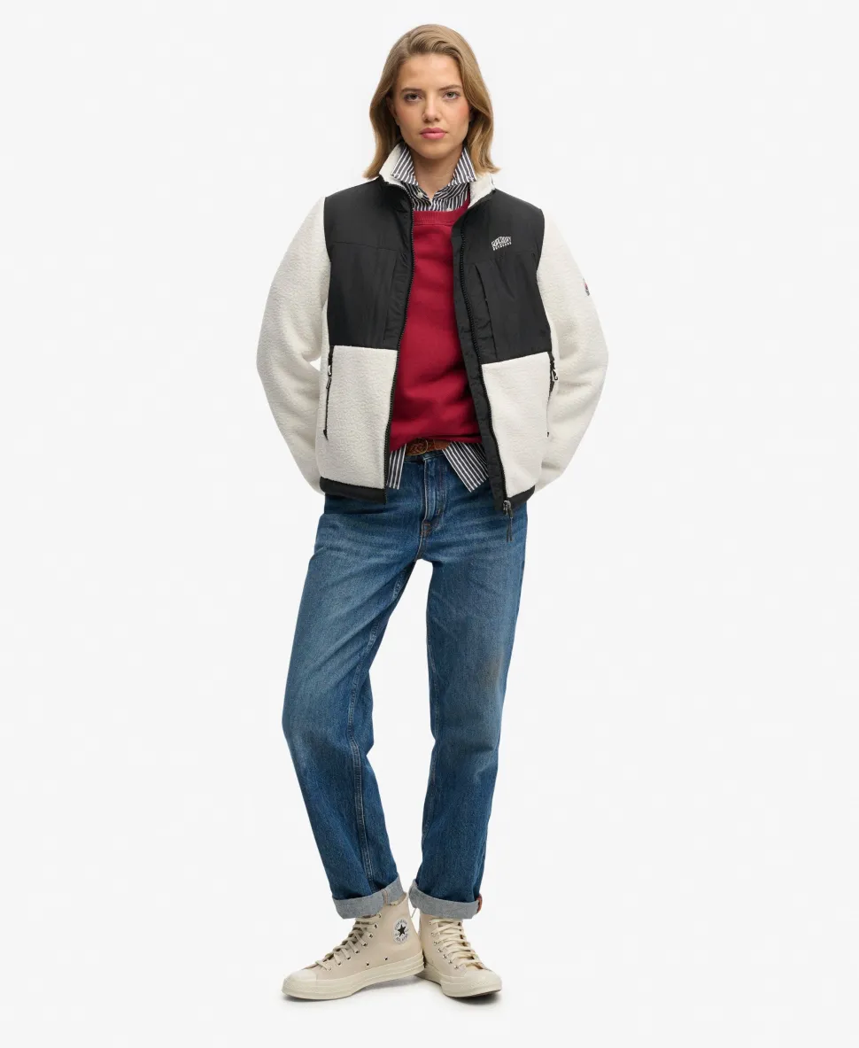 Polar Fleece Hybrid Trekker Jacket