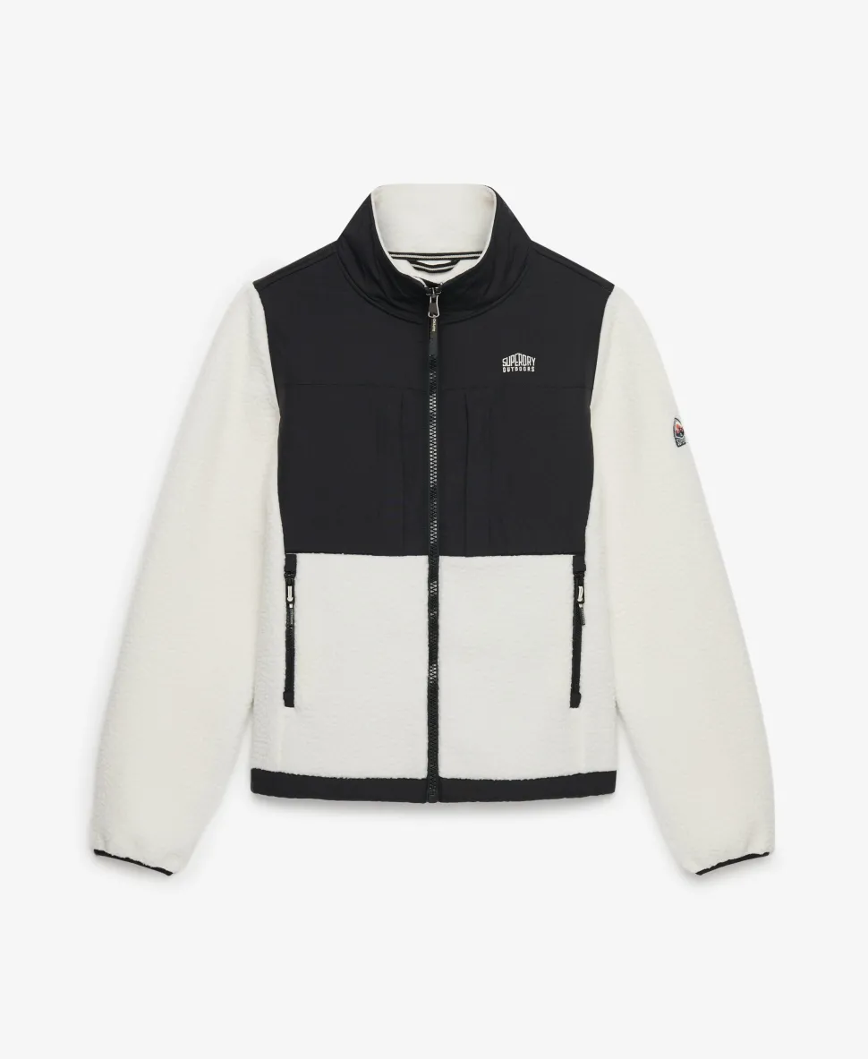 Polar Fleece Hybrid Trekker Jacket
