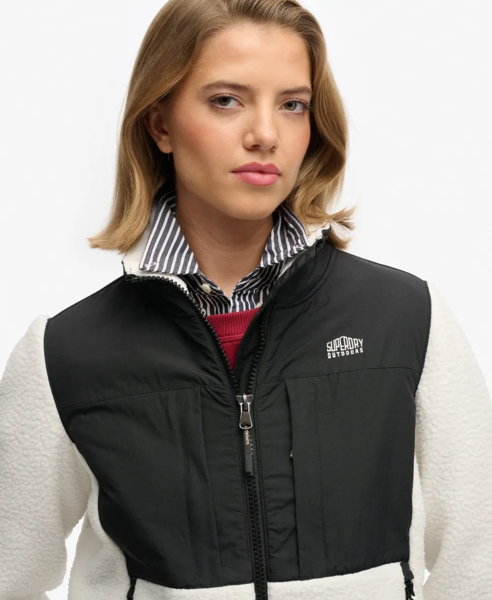 Polar Fleece Hybrid Trekker Jacket