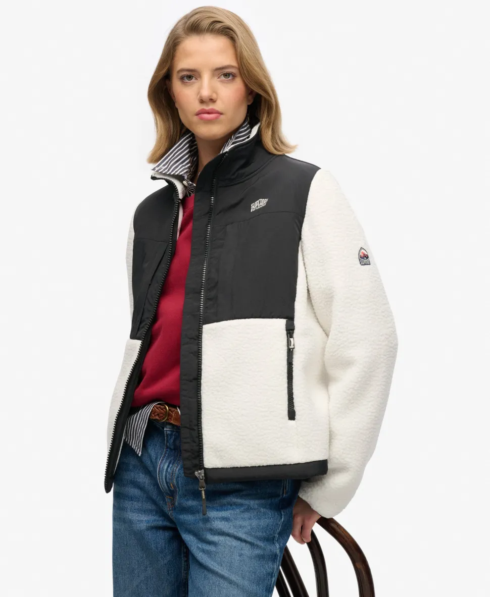 Polar Fleece Hybrid Trekker Jacket