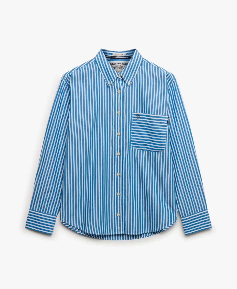 Poplin Relaxed Long Sleeve Shirt