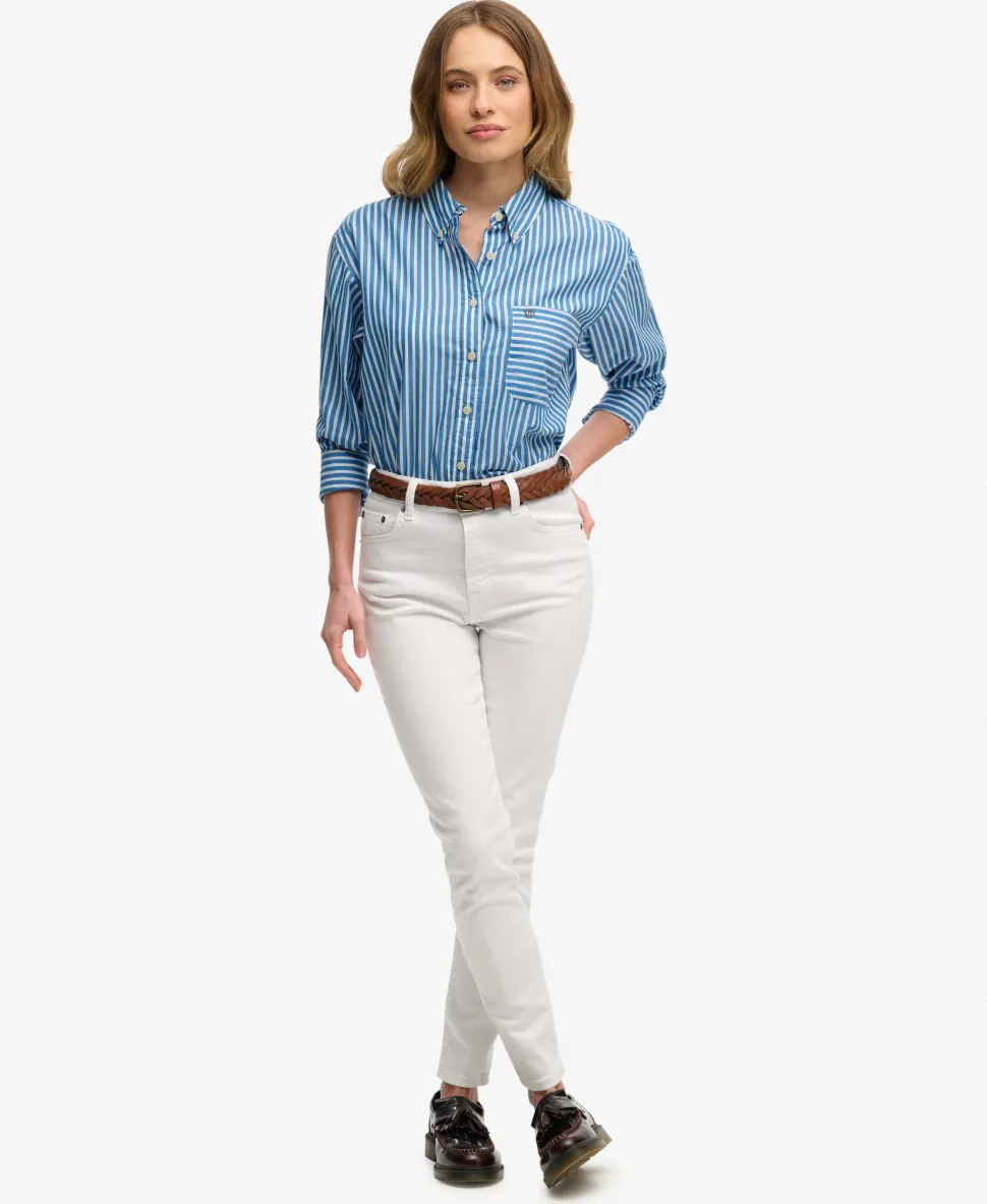 Poplin Relaxed Long Sleeve Shirt